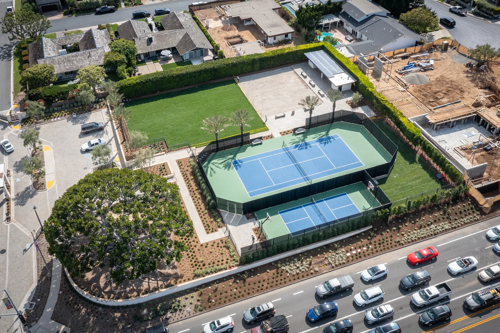 Aerial photograph from the architectural monarch dana point project
