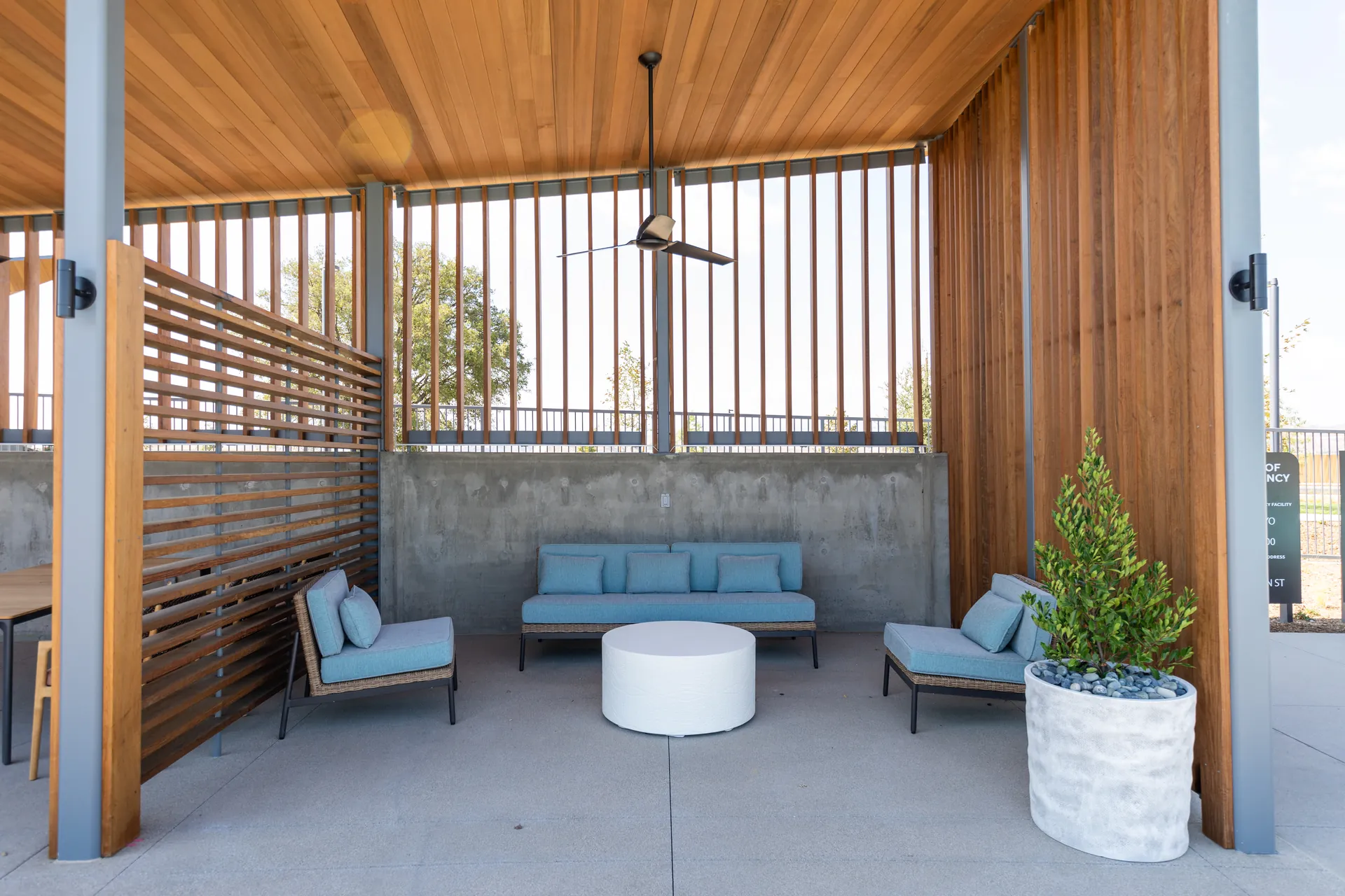 Architectural photograph from the confluence park santa clarita project