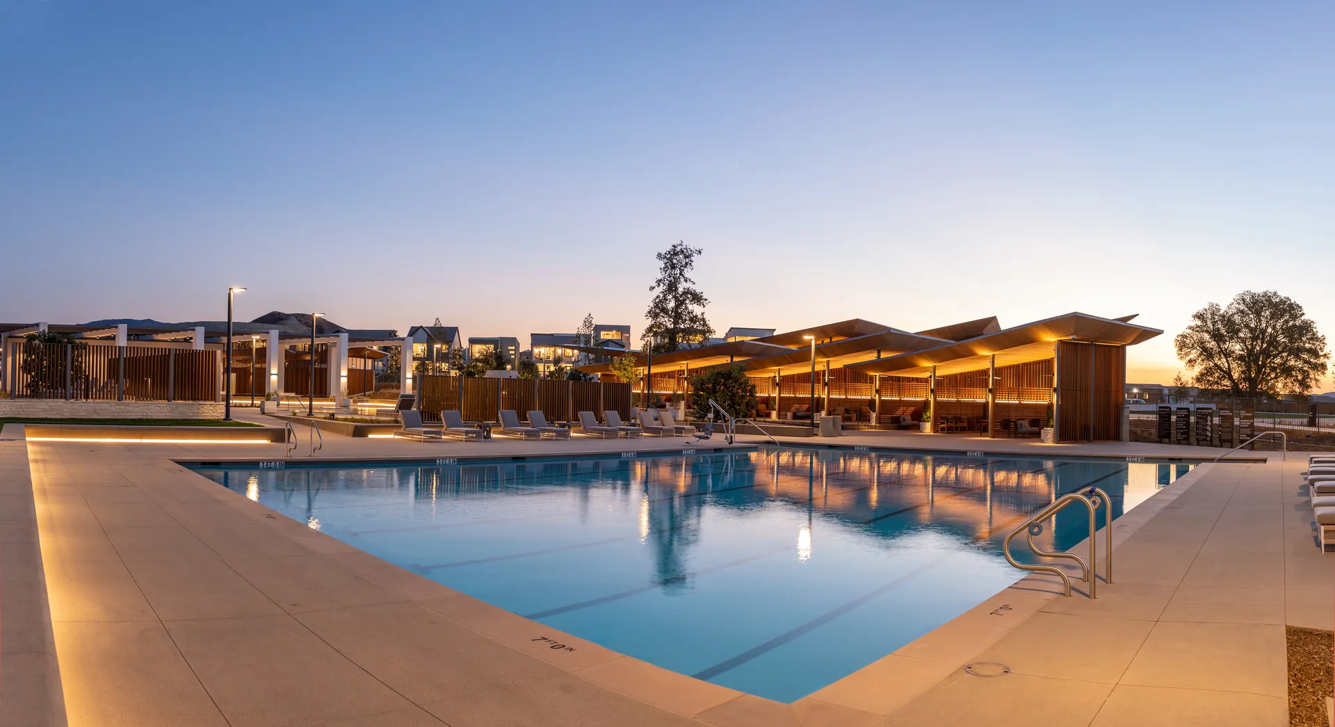 Architectural photograph from the confluence park santa clarita project