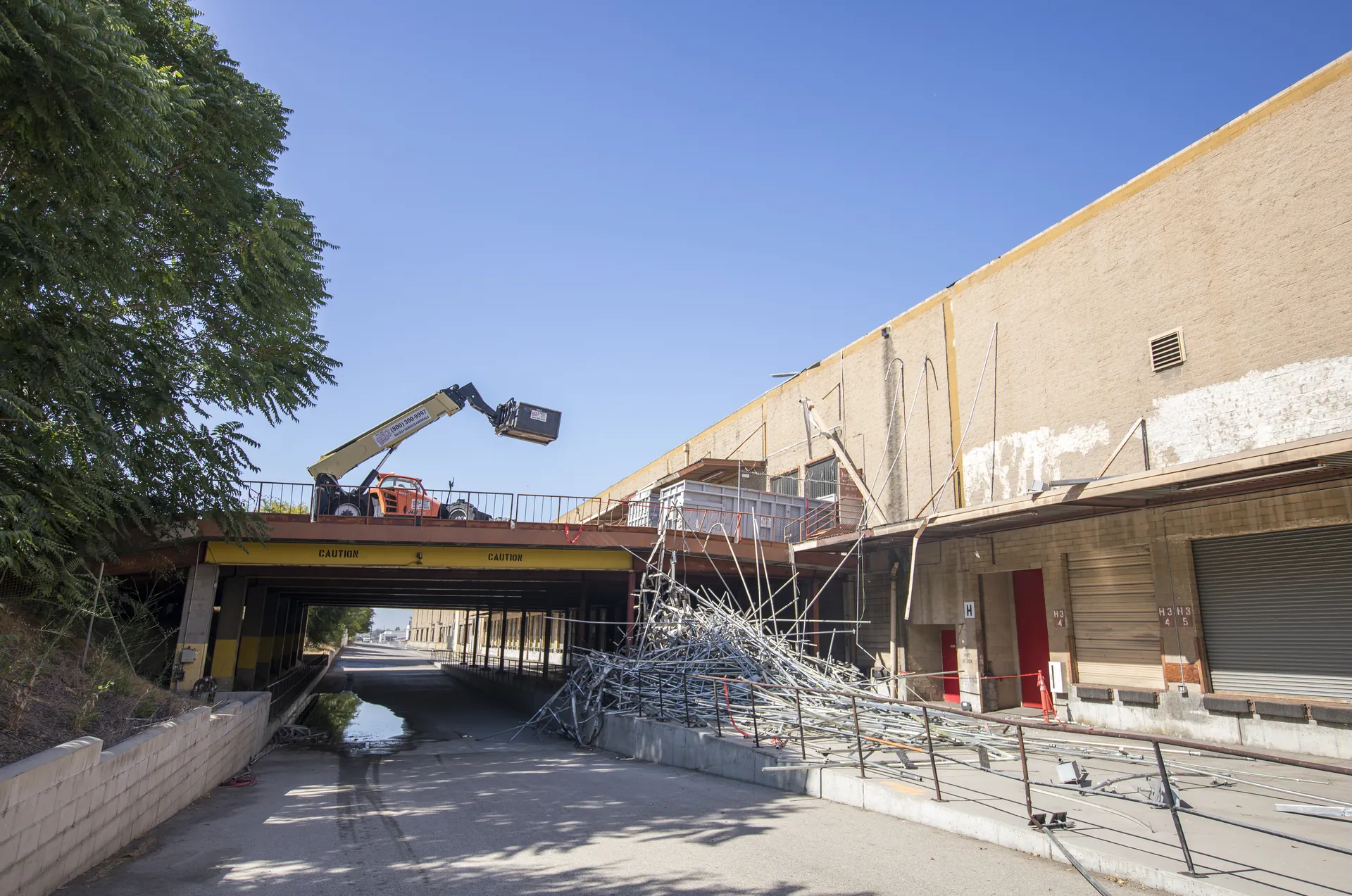 Construction progress photograph from the construction progress los angeles project