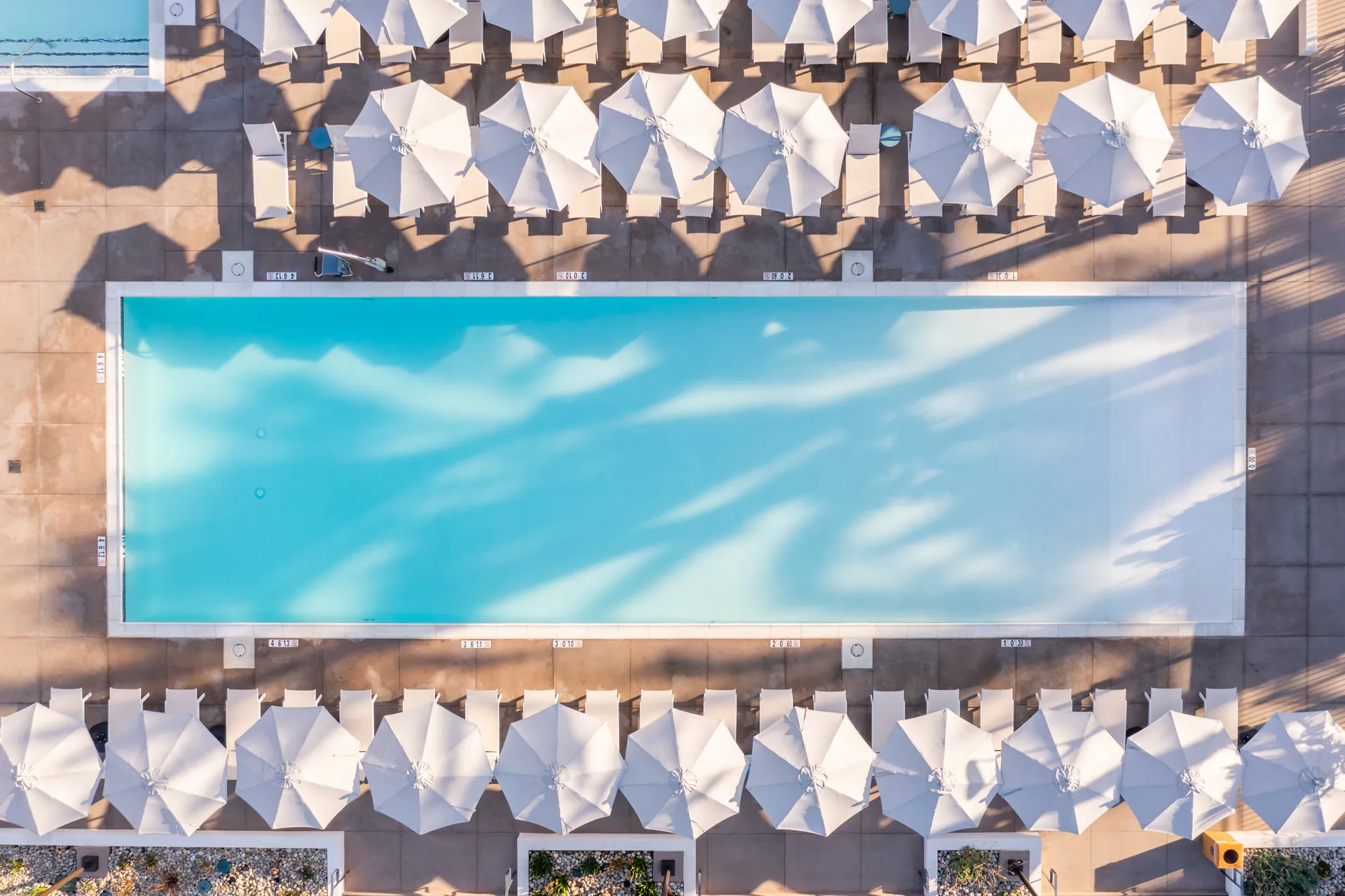 Aerial photograph from the hyatt regency architectural project