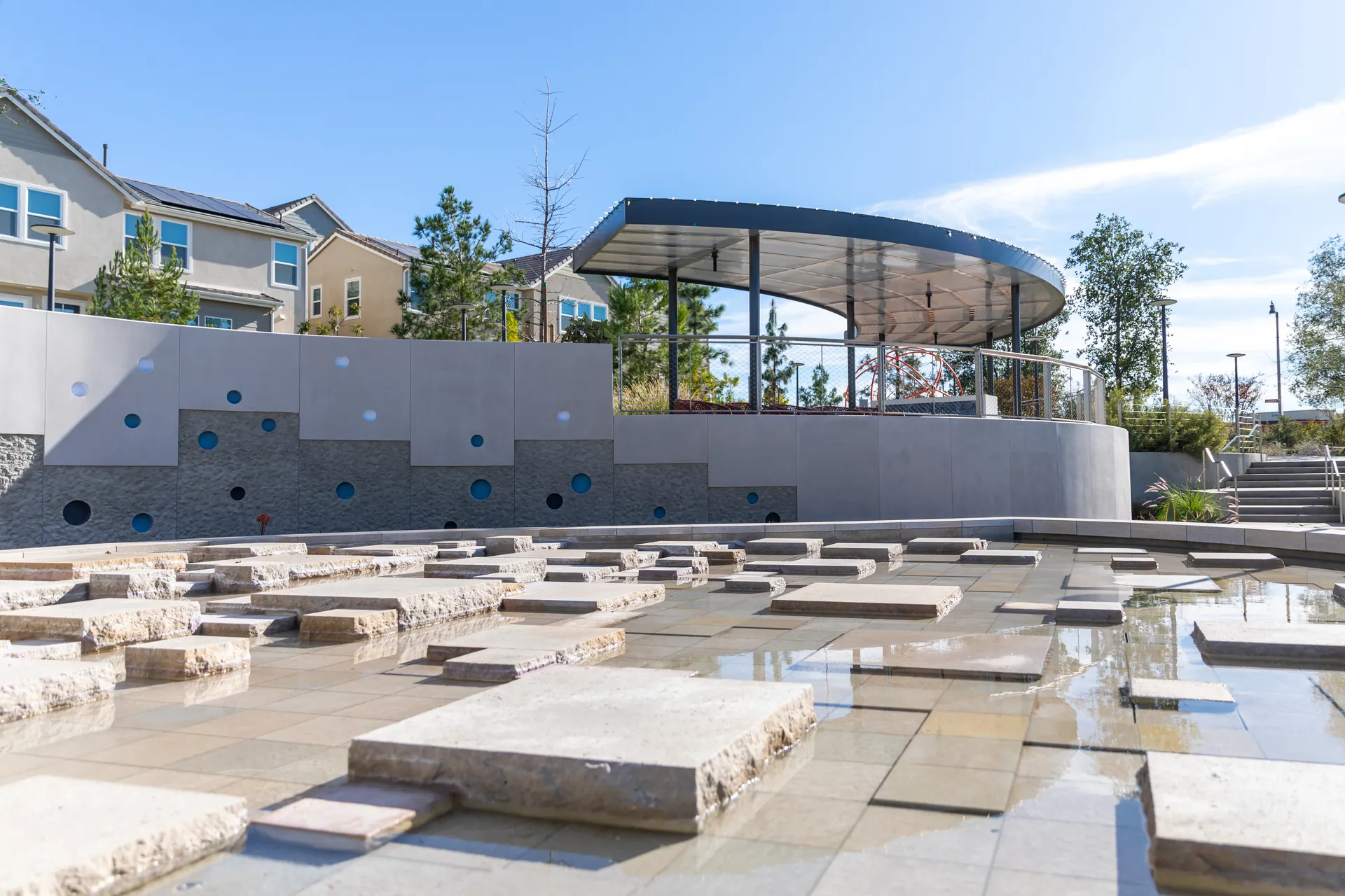 Architectural photograph from the rise park architectural project